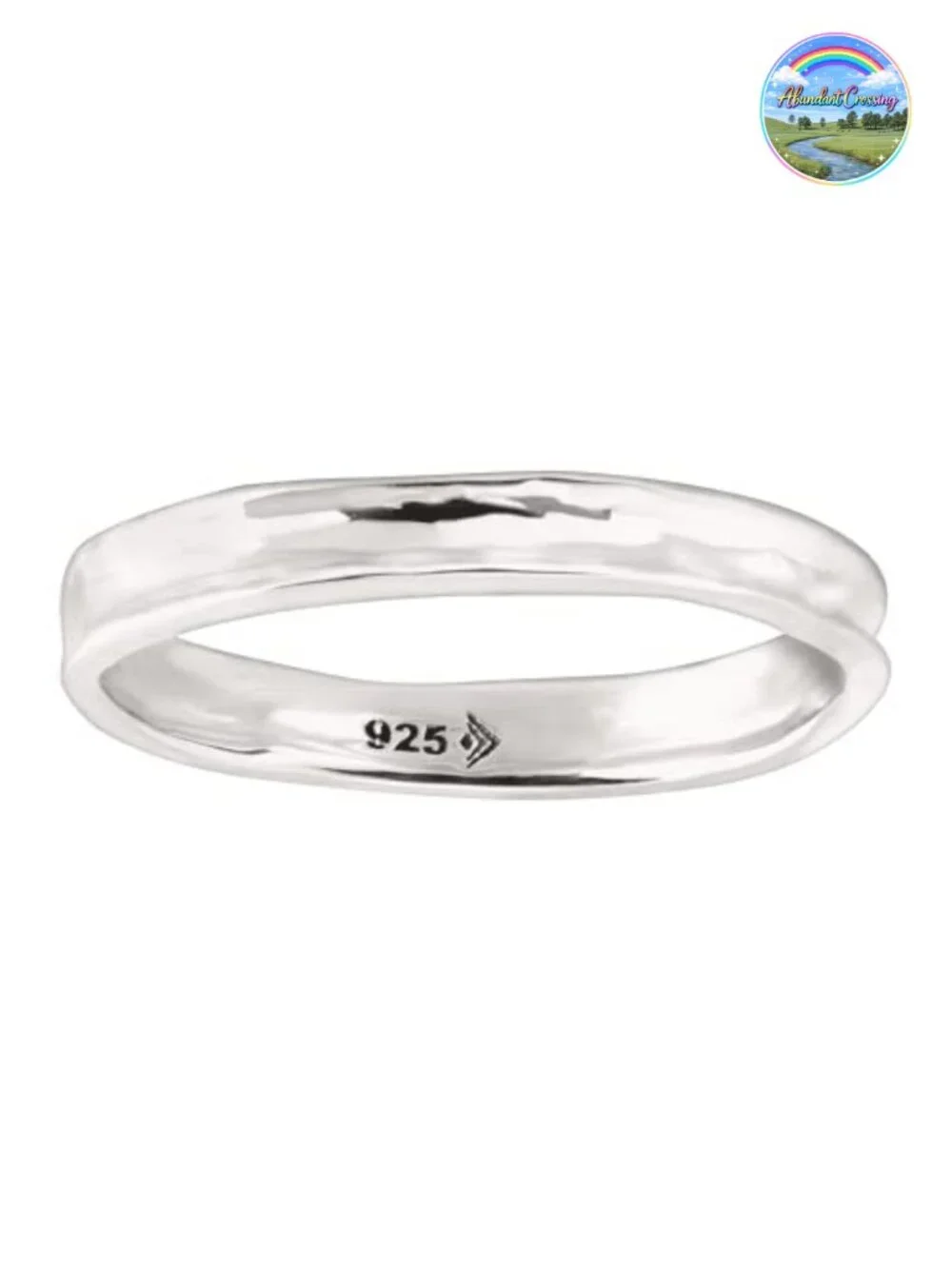 Silpada Stellar Stable Stacking Ring Hammered Sterling Silver Stackable Band